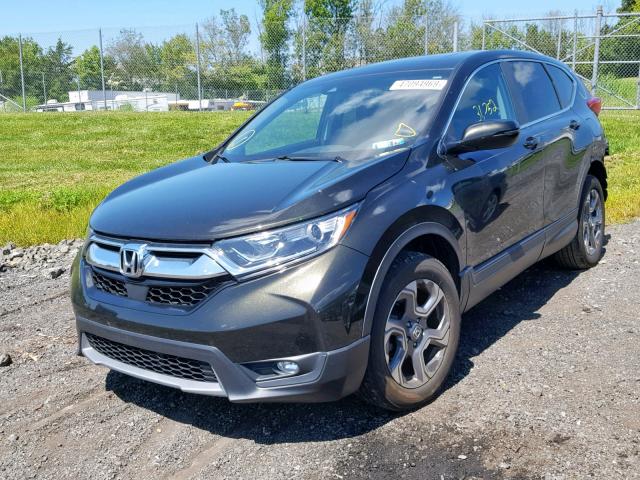 2HKRW2H82HH629415 - 2017 HONDA CR-V EXL BROWN photo 2