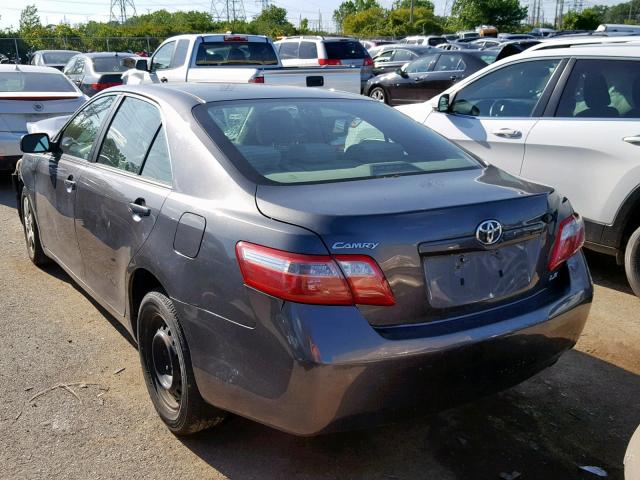 4T4BE46K49R138755 - 2009 TOYOTA CAMRY BASE GRAY photo 3