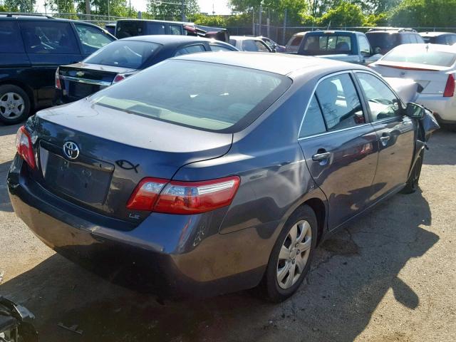 4T4BE46K49R138755 - 2009 TOYOTA CAMRY BASE GRAY photo 4