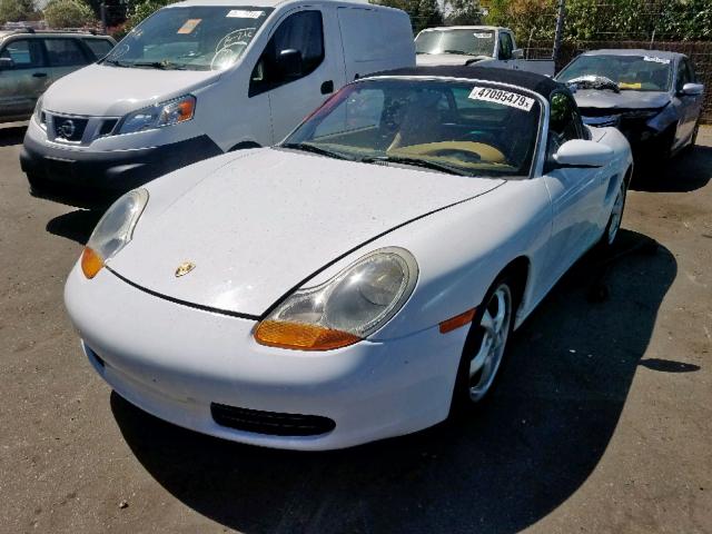 WP0CA2986WU626300 - 1998 PORSCHE BOXSTER WHITE photo 2