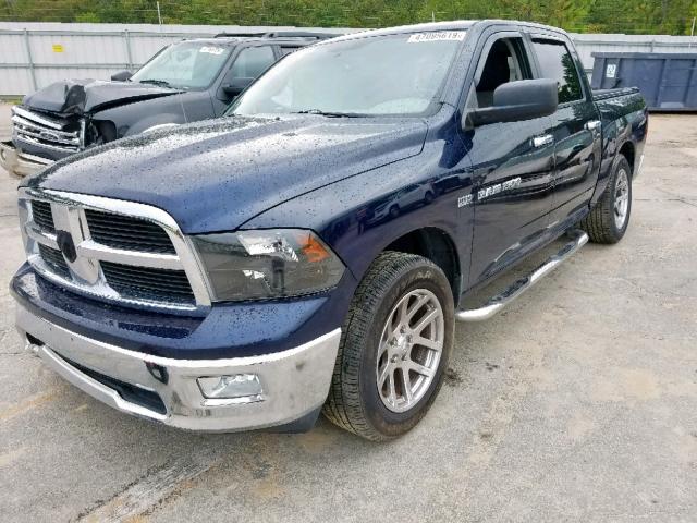 1C6RD6LT3CS194074 - 2012 DODGE RAM 1500 S BLUE photo 2