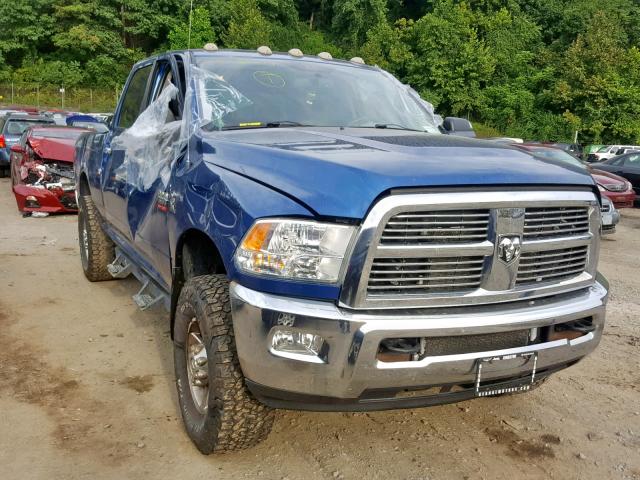 3D7UT2CL2AG112599 - 2010 DODGE RAM 2500 BLUE photo 1