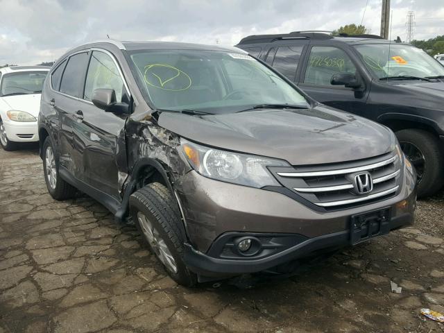 2HKRM3H75EH514256 - 2014 HONDA CR-V EXL BROWN photo 1