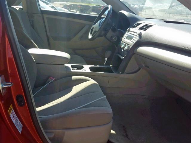 4T1BE46K18U261812 - 2008 TOYOTA CAMRY CE RED photo 5