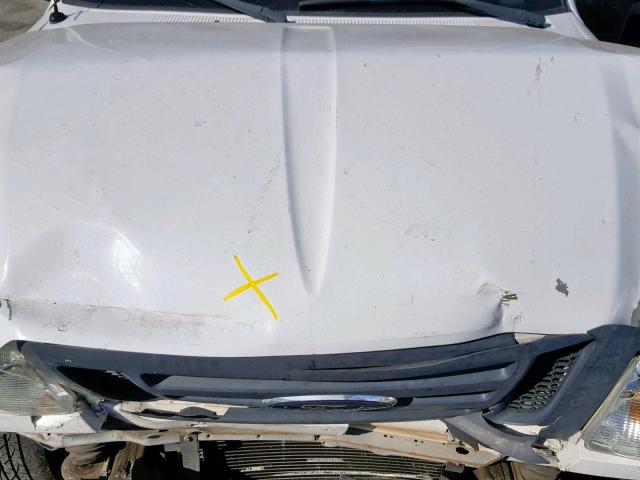 1FTKR1ED3APA35396 - 2010 FORD RANGER SUP WHITE photo 7