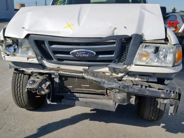 1FTKR1ED3APA35396 - 2010 FORD RANGER SUP WHITE photo 9