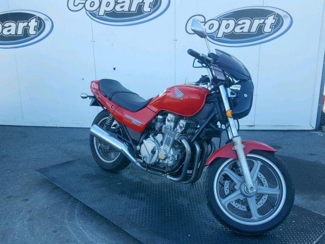 JH2RC3811SM300162 - 1995 HONDA CB750 RED photo 1