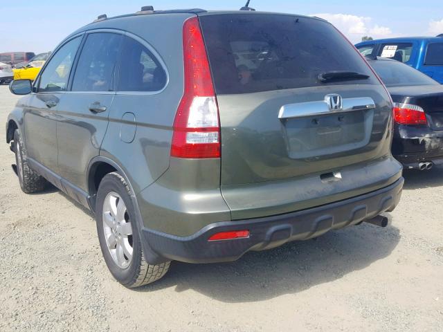 JHLRE387X8C039994 - 2008 HONDA CR-V EXL GREEN photo 3