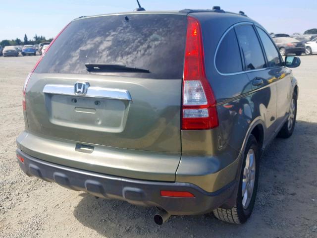 JHLRE387X8C039994 - 2008 HONDA CR-V EXL GREEN photo 4