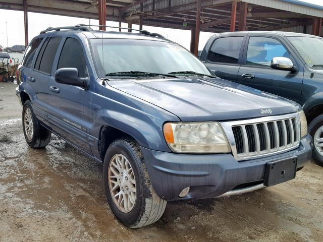 1J4GX58N04C291136 - 2004 JEEP GRAND CHER BLUE photo 1