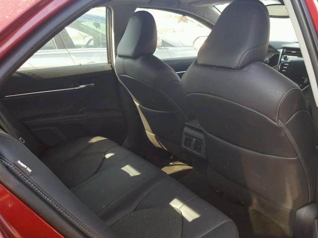 4T1B61HK1JU509846 - 2018 TOYOTA CAMRY XSE RED photo 6