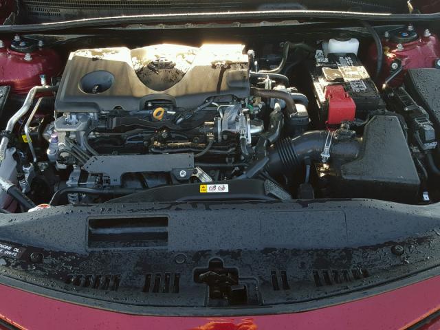 4T1B61HK1JU509846 - 2018 TOYOTA CAMRY XSE RED photo 7