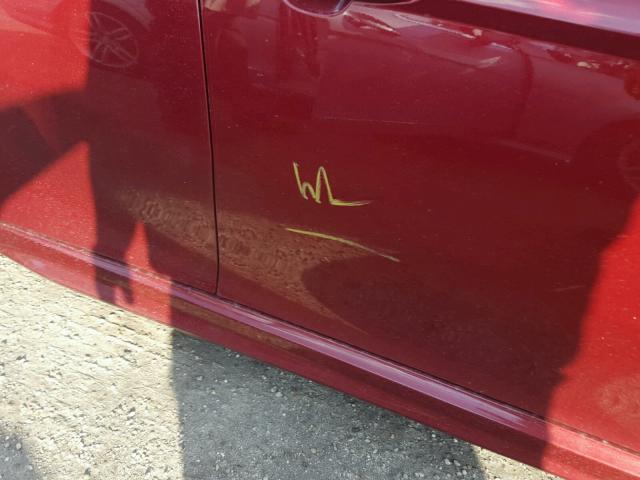 4T1B61HK1JU509846 - 2018 TOYOTA CAMRY XSE RED photo 9