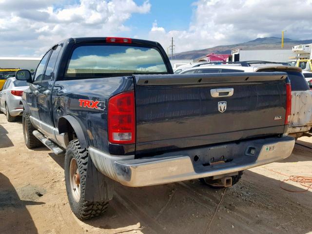 1D7HU18216S528233 - 2006 DODGE RAM 1500 S BLACK photo 3