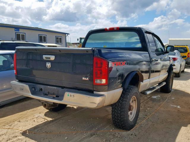 1D7HU18216S528233 - 2006 DODGE RAM 1500 S BLACK photo 4