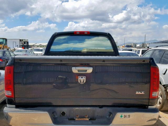 1D7HU18216S528233 - 2006 DODGE RAM 1500 S BLACK photo 6