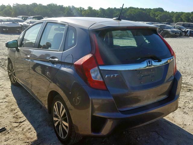 3HGGK5H8XFM704858 - 2015 HONDA FIT EX BLACK photo 3