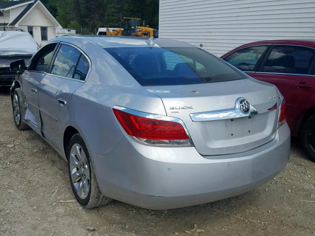 1G4GD5ED1BF128805 - 2011 BUICK LACROSSE C SILVER photo 3