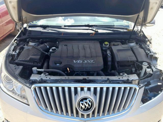 1G4GD5ED1BF128805 - 2011 BUICK LACROSSE C SILVER photo 7