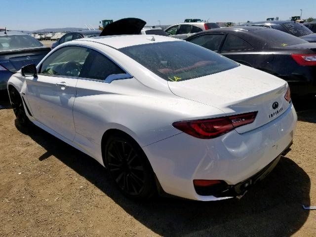 JN1FV7EK1HM610995 - 2017 INFINITI Q60 RED SP WHITE photo 3