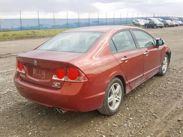 2HHFD567X7H200712 - 2007 ACURA CSX PREMIU RED photo 4