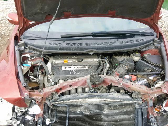 2HHFD567X7H200712 - 2007 ACURA CSX PREMIU RED photo 7