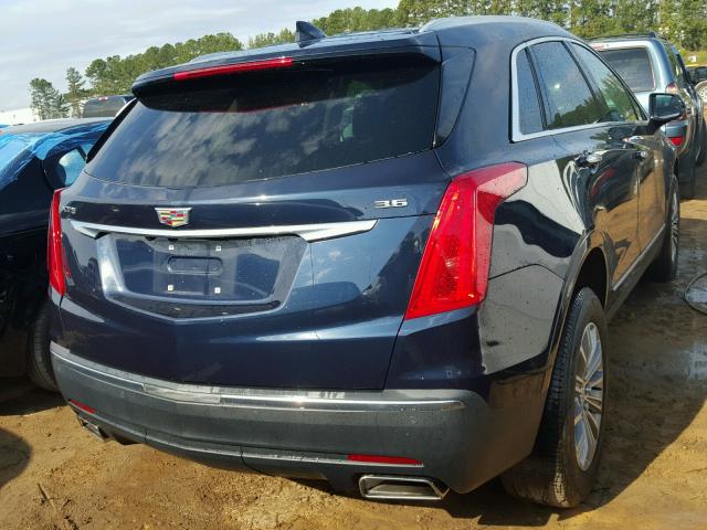 1GYKNBRS9HZ168019 - 2017 CADILLAC XT5 LUXURY BLUE photo 4