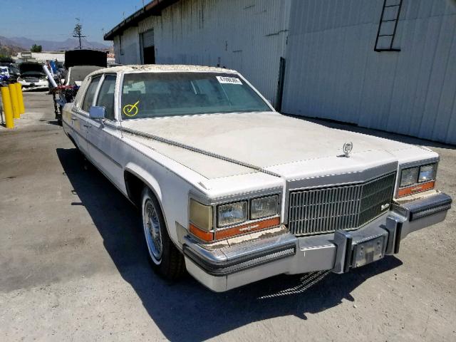 1G6DW51Y7KR714940 - 1989 CADILLAC BROUGHAM WHITE photo 1