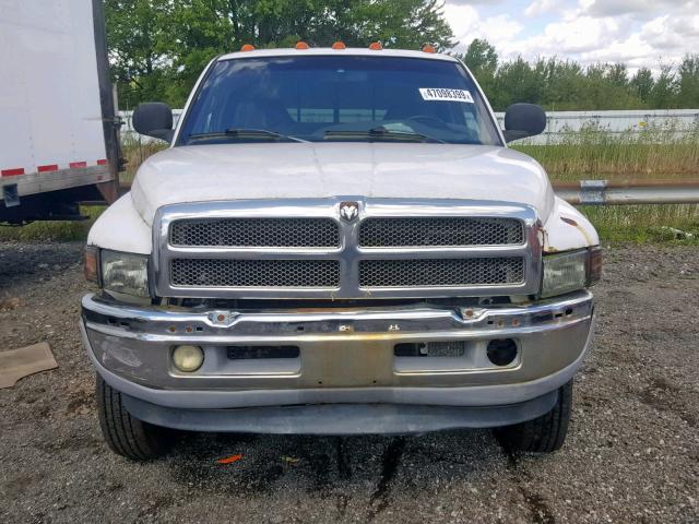 1B7MF33691J247563 - 2001 DODGE RAM 3500 WHITE photo 10