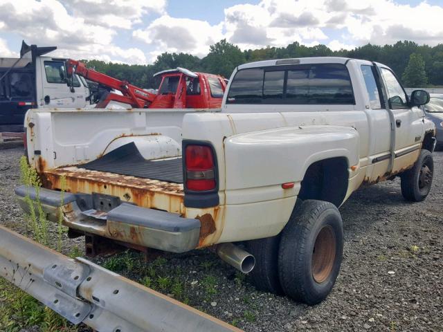 1B7MF33691J247563 - 2001 DODGE RAM 3500 WHITE photo 4