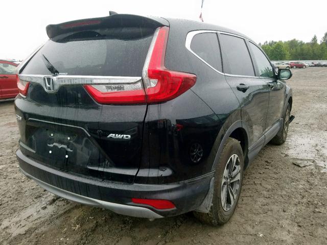 2HKRW2H29JH146103 - 2018 HONDA CR-V LX BLACK photo 4