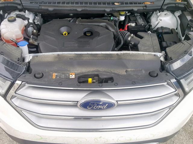 2FMPK3J9XJBB48725 - 2018 FORD EDGE SEL WHITE photo 7