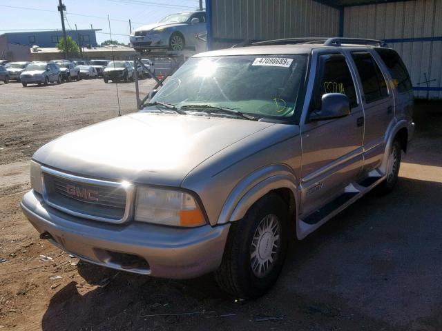 1GKDT13W1W2541915 - 1996 GMC JIMMY BEIGE photo 2