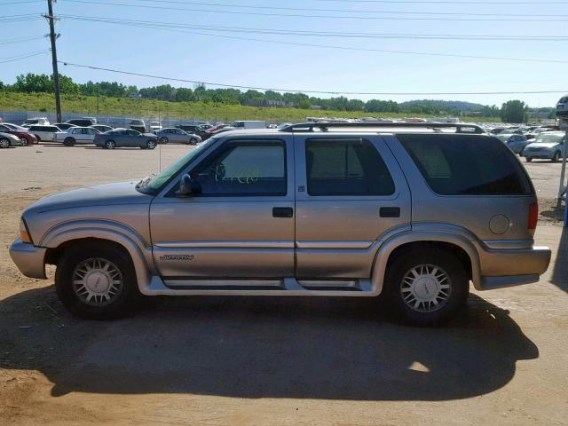 1GKDT13W1W2541915 - 1996 GMC JIMMY BEIGE photo 9