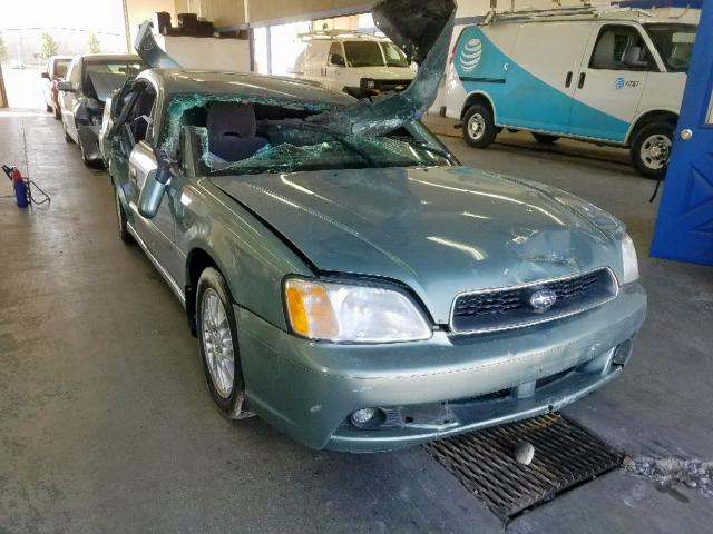 4S3BE635237207991 - 2003 SUBARU LEGACY L GREEN photo 1