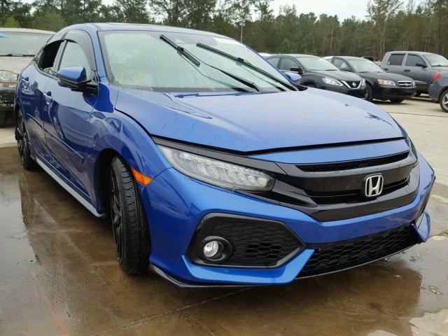 SHHFK7H95HU225347 - 2017 HONDA CIVIC SPOR BLUE photo 1