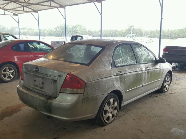 KNAFE121475392188 - 2007 KIA SPECTRA EX SILVER photo 4