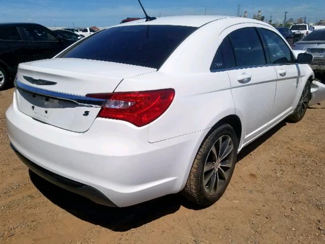 1C3CCBBG3DN712221 - 2013 CHRYSLER 200 TOURIN WHITE photo 4