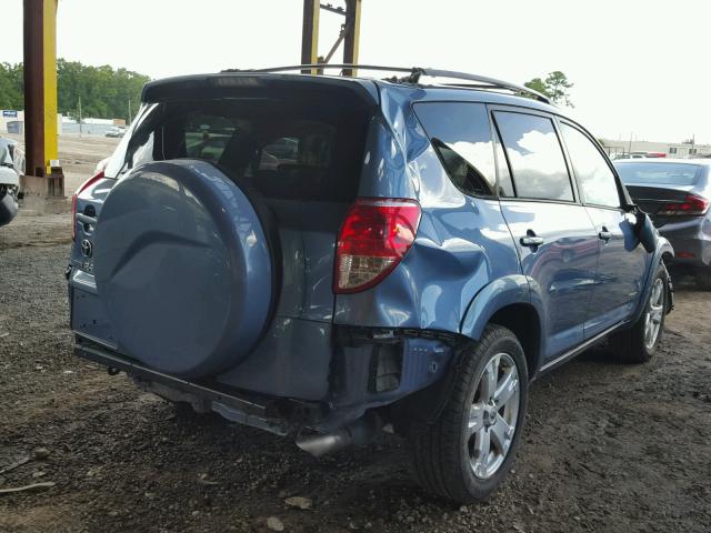 JTMZD32V065017849 - 2006 TOYOTA RAV4 SPORT BLUE photo 4