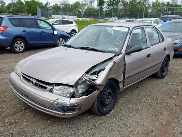 1NXBR12E8YZ414477 - 2000 TOYOTA COROLLA VE TAN photo 2