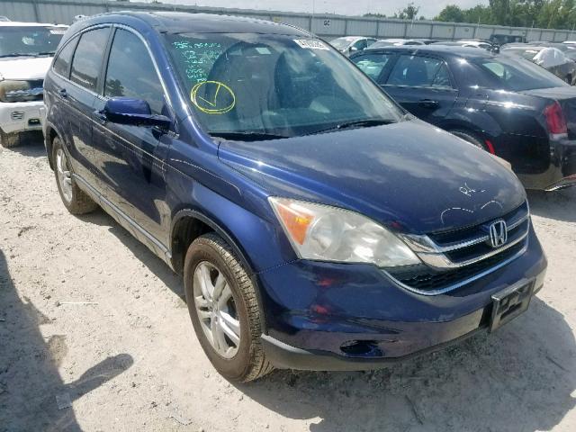 5J6RE3H72AL034527 - 2010 HONDA CR-V EXL BLUE photo 1