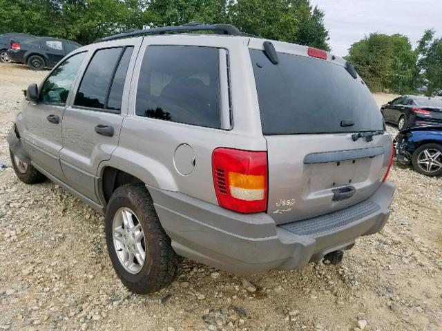 1J4GW48NX2C146728 - 2002 JEEP GRAND CHER GRAY photo 3