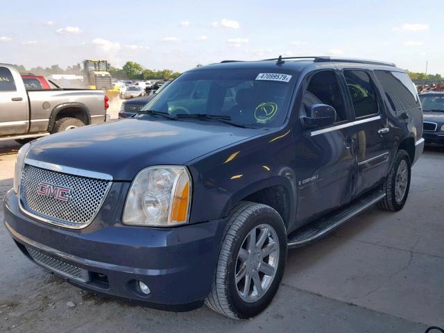 1GKFK66838J224426 - 2008 GMC YUKON XL D BLACK photo 2