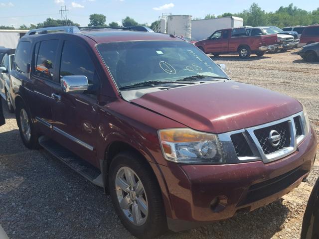 5N1BA0NF2BN606257 - 2011 NISSAN ARMADA PLA BURGUNDY photo 1