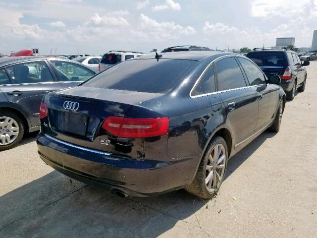 WAUKGAFB4AN076017 - 2010 AUDI A6 PRESTIG BLACK photo 4