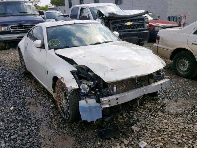 JN1BZ34D08M705045 - 2008 NISSAN 350Z COUPE WHITE photo 1