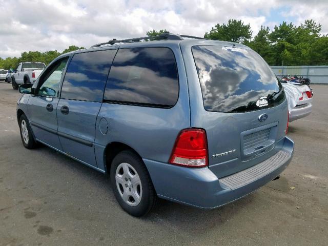 2FMZA51675BA70407 - 2005 FORD FREESTAR S BLUE photo 3