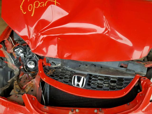 1HGEM21215L812114 - 2005 HONDA CIVIC DX RED photo 7