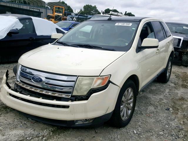 2FMDK38C07BA21169 - 2007 FORD EDGE SEL CREAM photo 2