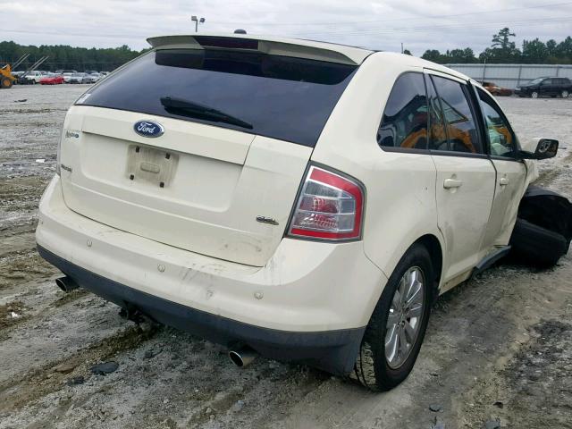 2FMDK38C07BA21169 - 2007 FORD EDGE SEL CREAM photo 4